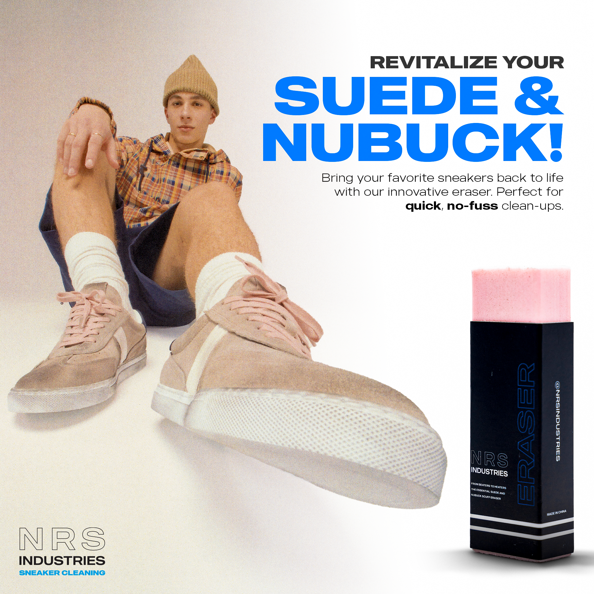 ESSENTIAL SUEDE AND NUBUCK ERASER 2 PACK