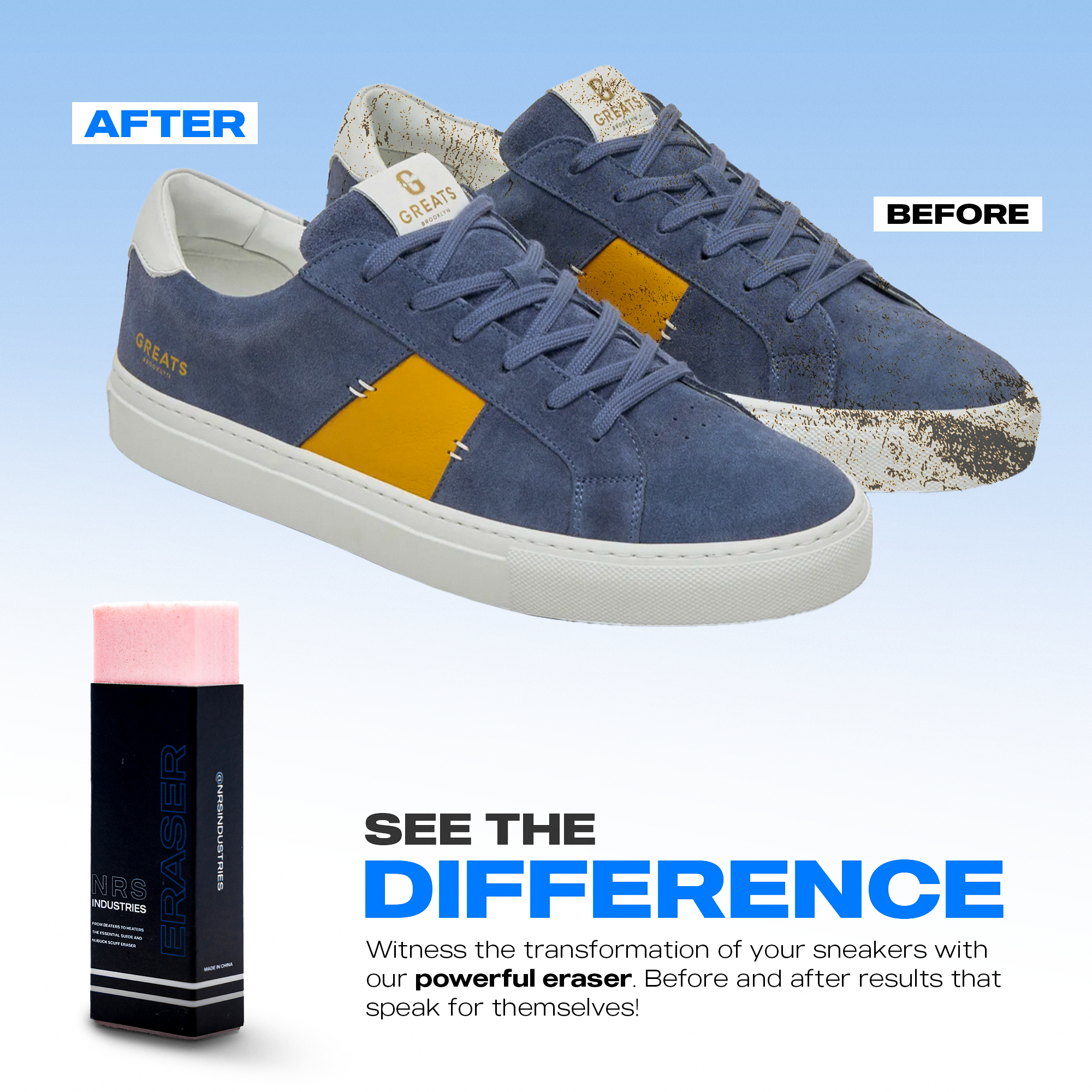 ESSENTIAL SUEDE AND NUBUCK ERASER 2 PACK